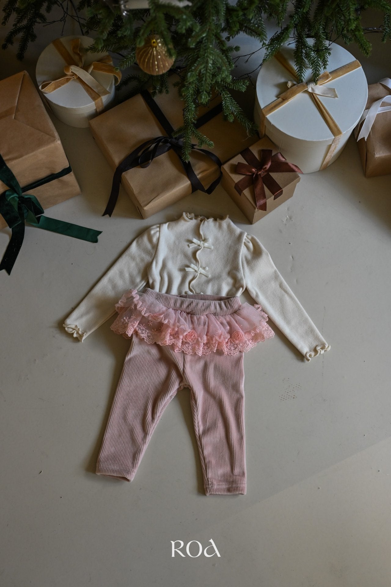 ［ROA］Rose ribbon tops