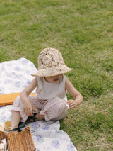 ［oatmeal］India bucket hat
