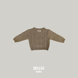 ［BELLOT］Berry cashmere knit pullover (baby)