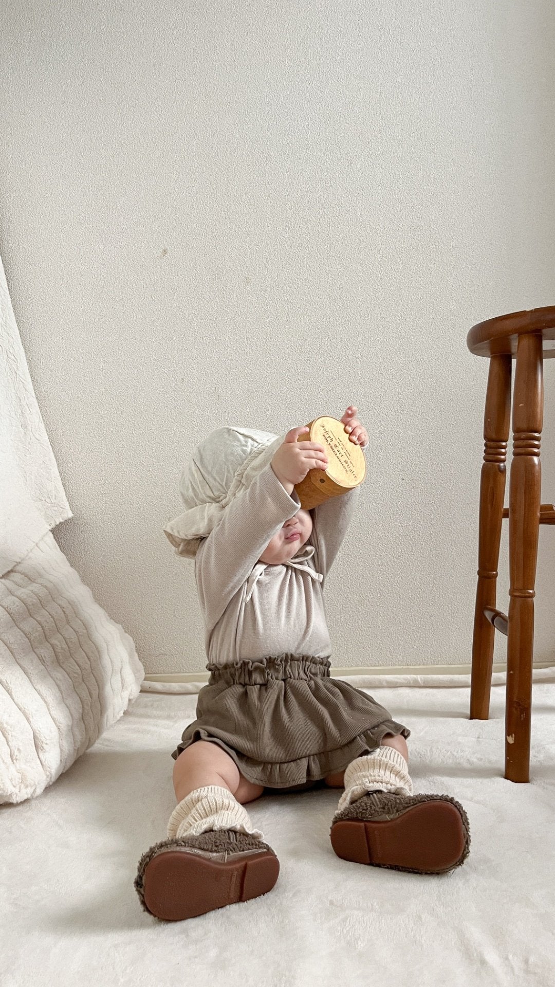 ［mimi market］Rib canncan bloomer