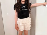 ［comma］Lace cancan pants