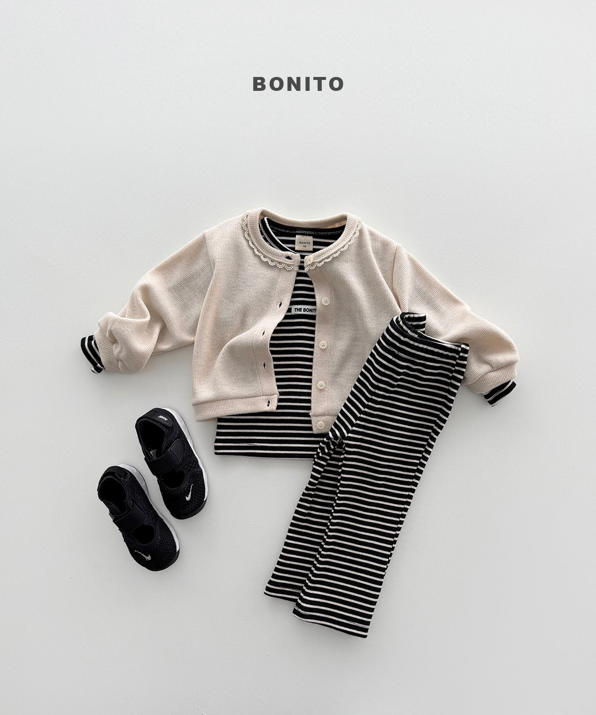 ［Bonito］Stripe slim set up