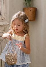 ［FLO］Check lace hairpin
