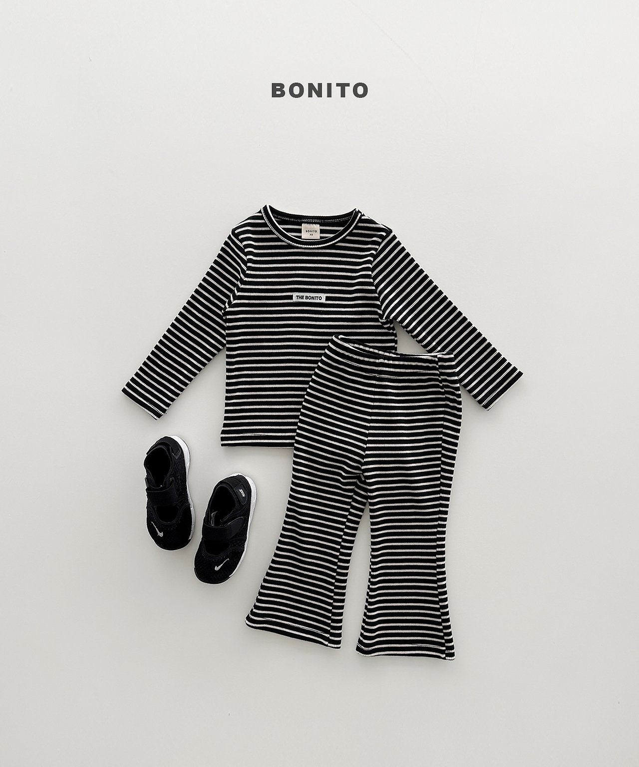 ［Bonito］Stripe slim set up