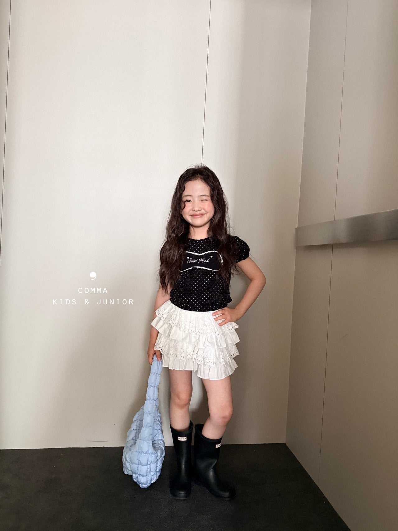 ［comma］Lace cancan pants