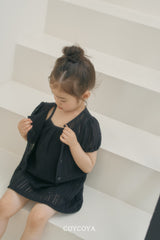 ［COYCOYA］Knitting crop cardigan