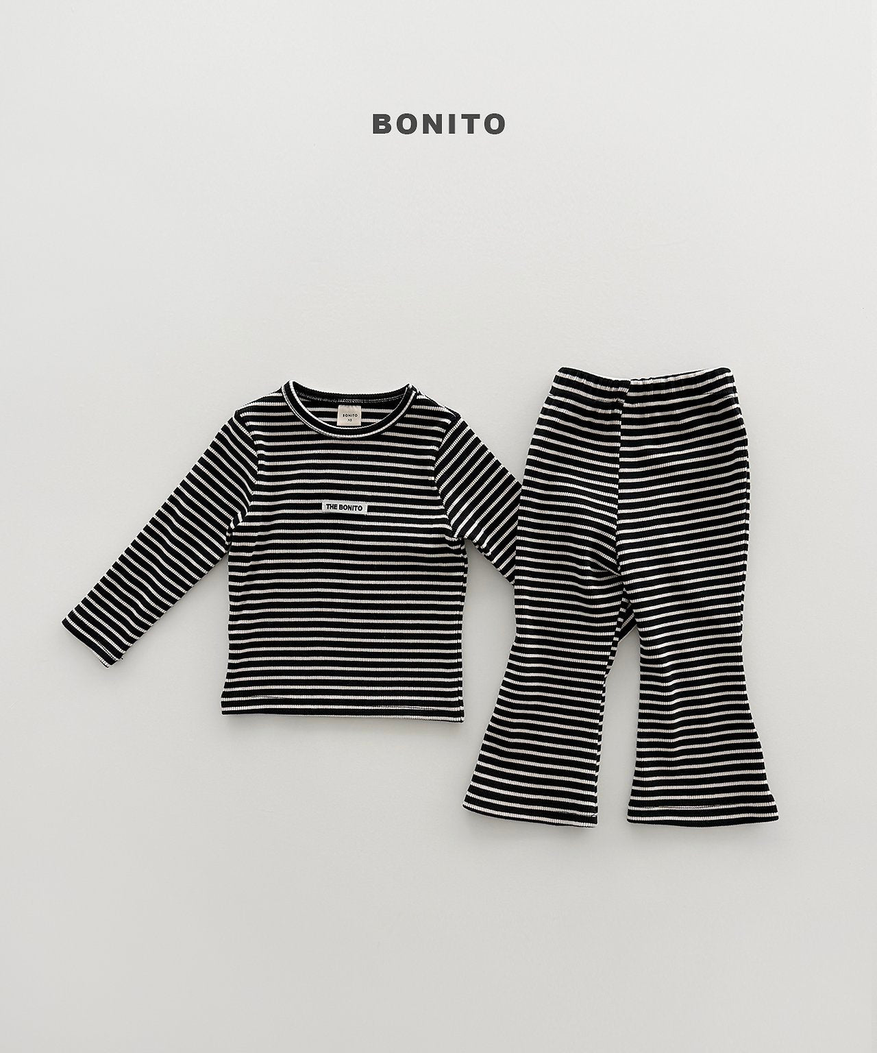 ［Bonito］Stripe slim set up