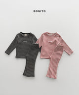 ［Bonito］Stripe slim set up