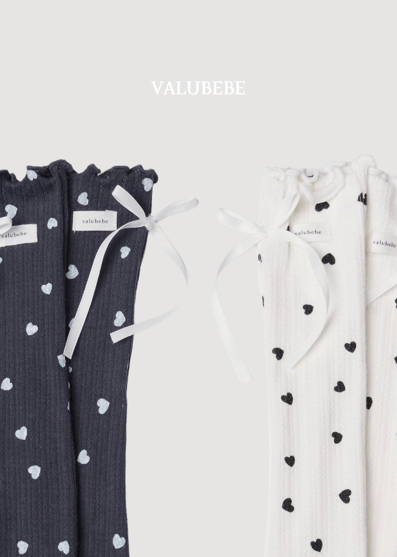 ［valubebe］Blanc heart mellow socks