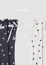 ［valubebe］Blanc heart mellow socks