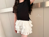 ［comma］Lace cancan pants