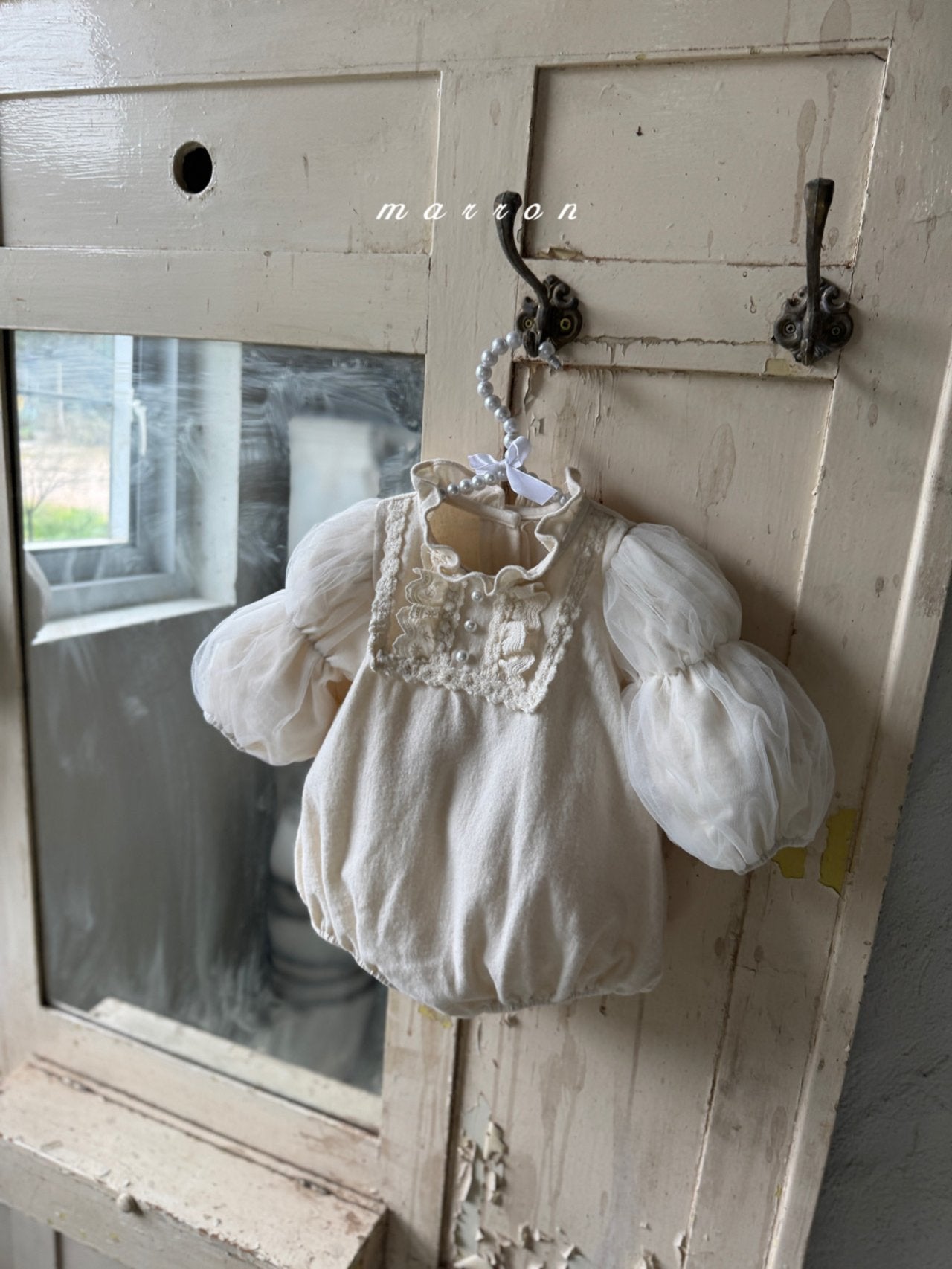 ［marron］Muse shasha rompers