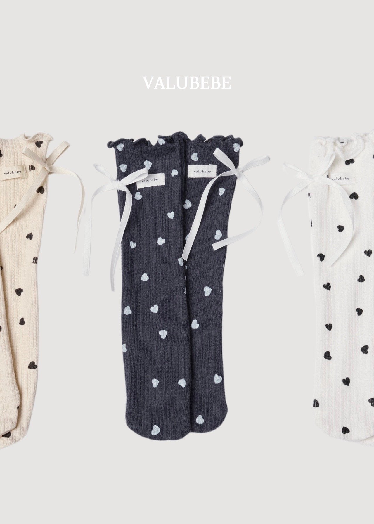 ［valubebe］Blanc heart mellow socks