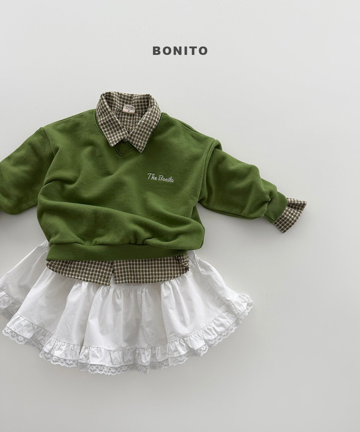 ［Bonito］Lace half skirt