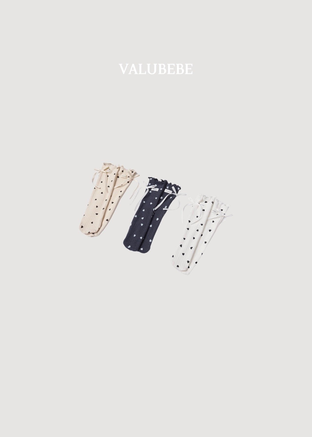 ［valubebe］Blanc heart mellow socks