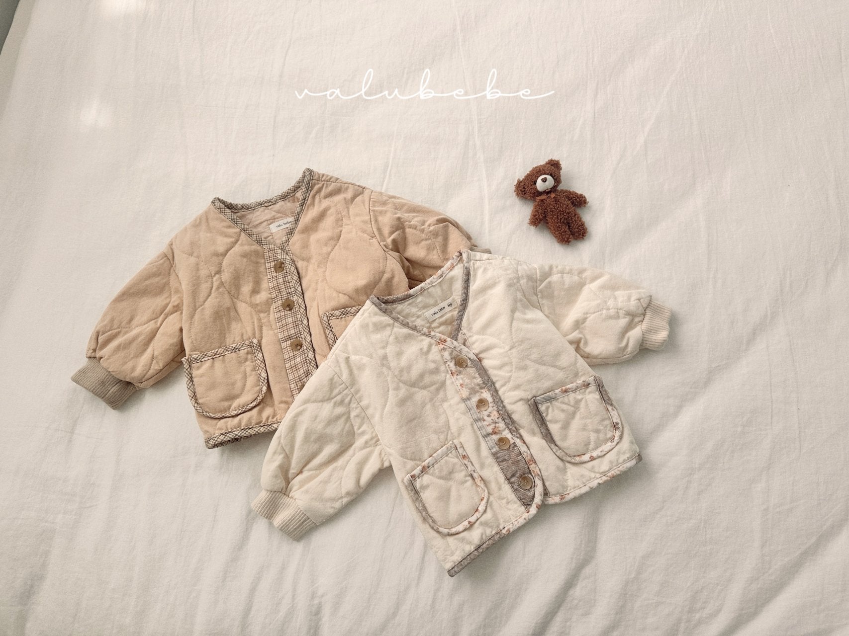 ［valubebe］Point quilting jacket (baby & kids)