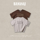 ［BANANAJ］Pigment lettering tee