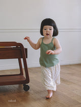 ［melmel］Mini flower pants
