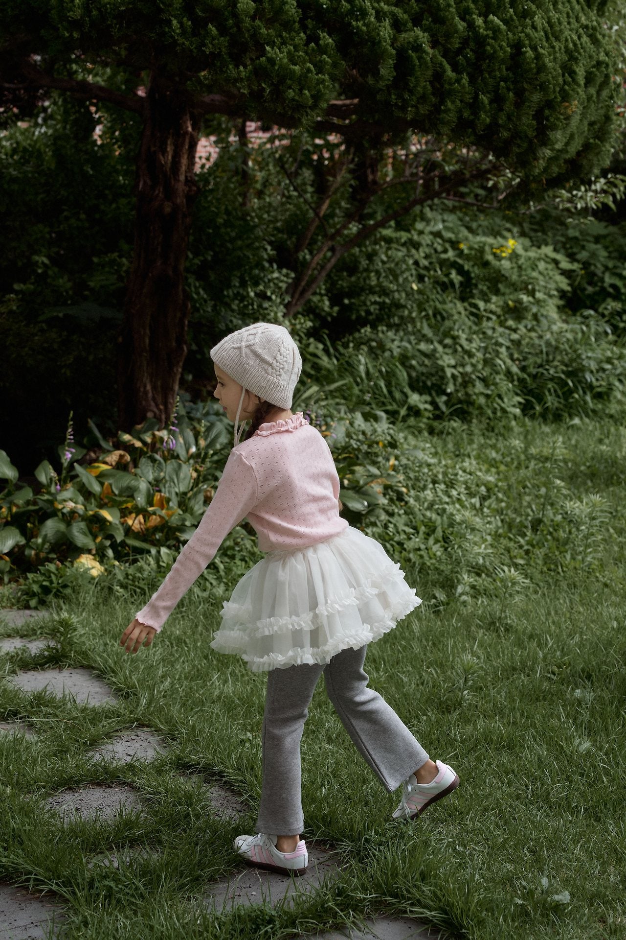 ［momo ann］Simple bootscut pants (kids)