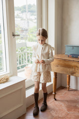 ［perrobebe］Laurel lace tee