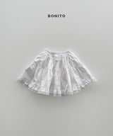 ［Bonito］Lace half skirt