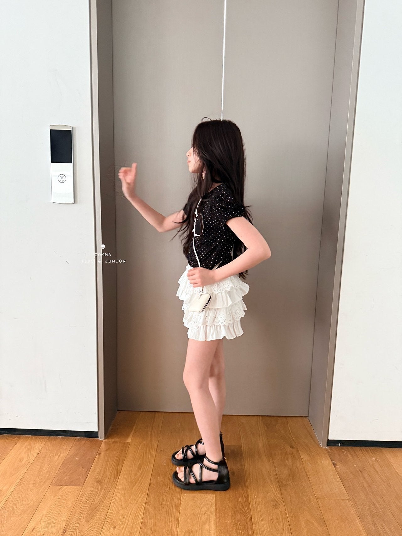 ［comma］Lace cancan pants