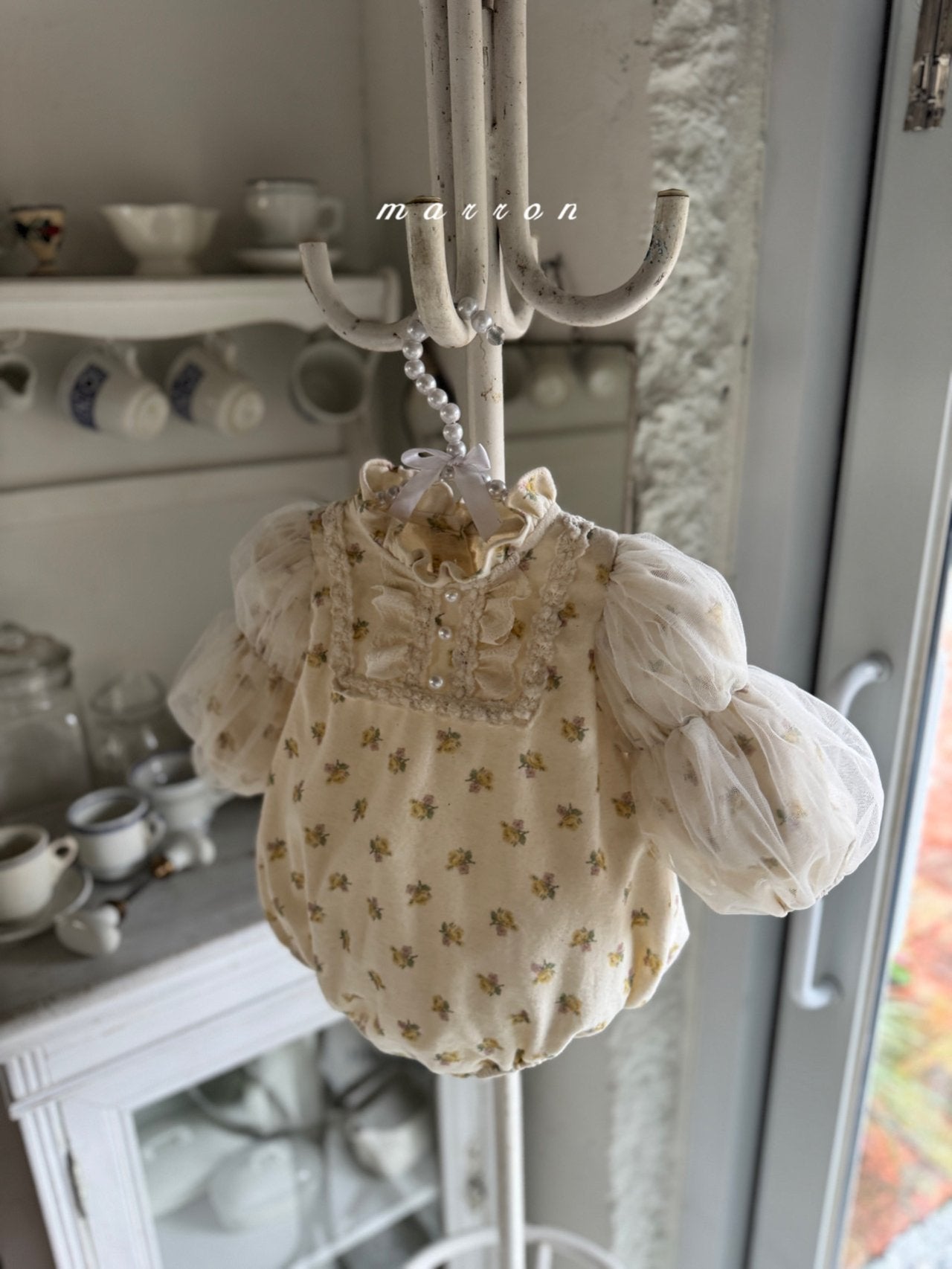 ［marron］Muse shasha rompers