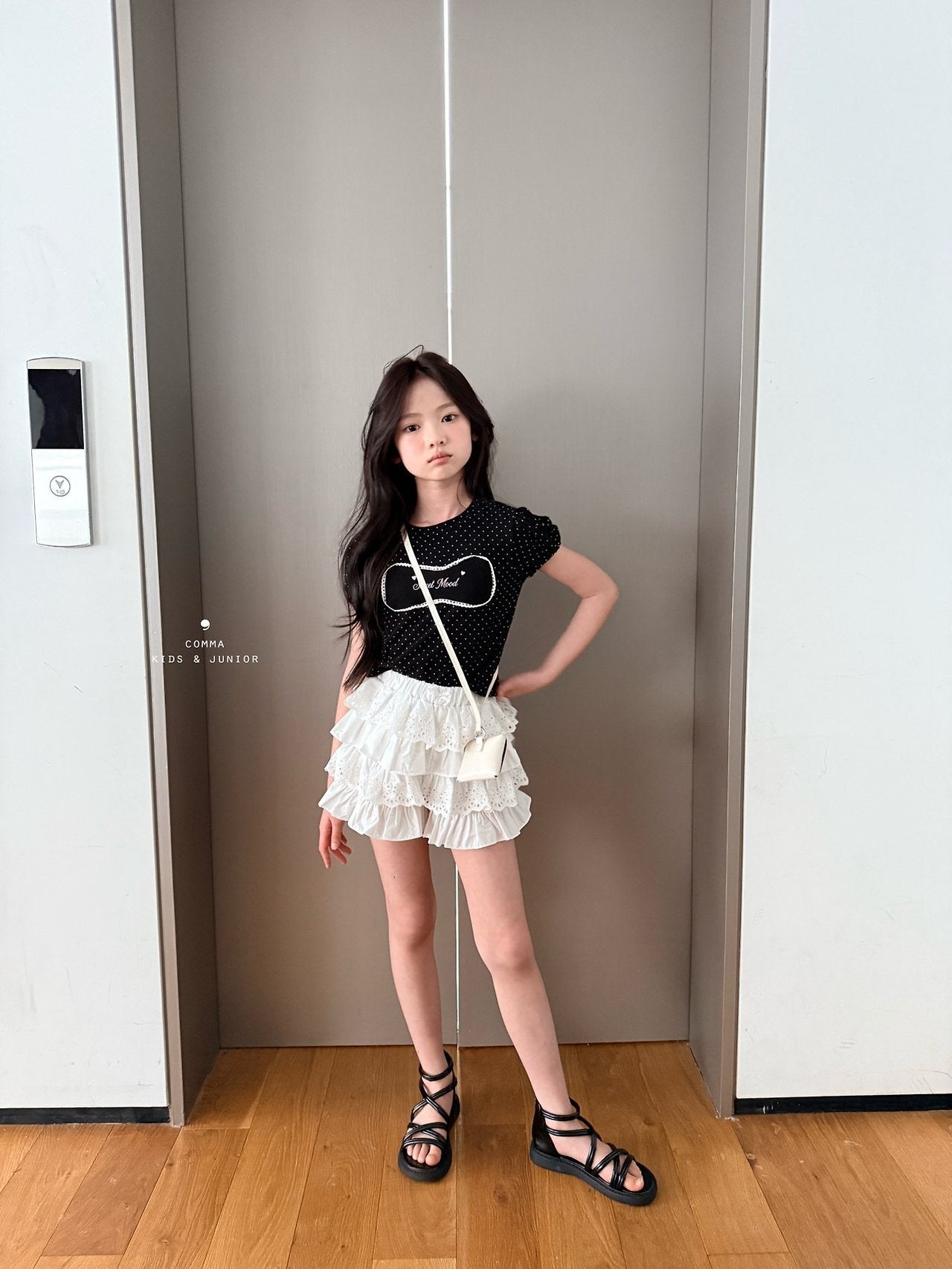 ［comma］Lace cancan pants