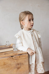 ［perrobebe］Laurel lace tee