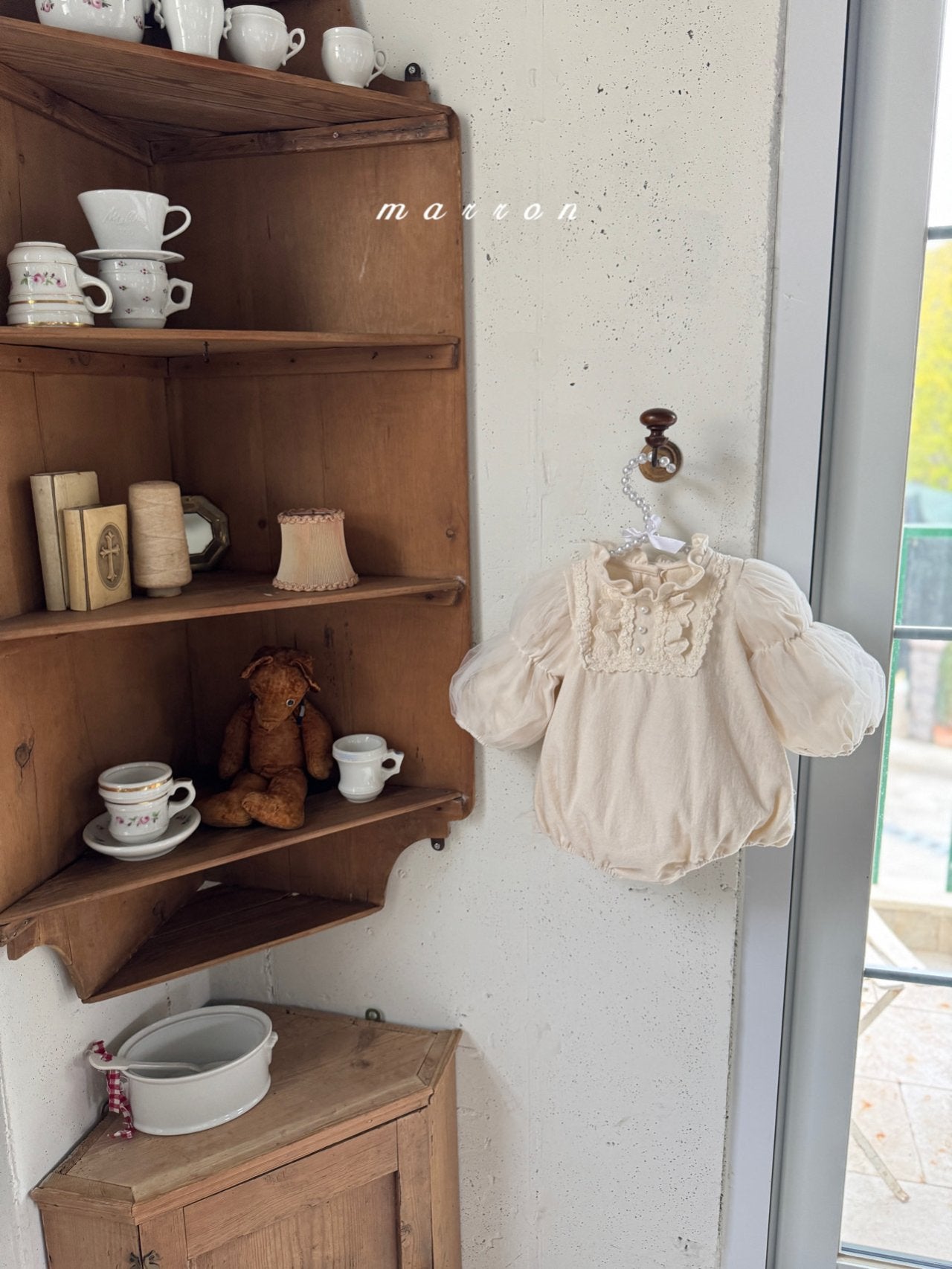 ［marron］Muse shasha rompers