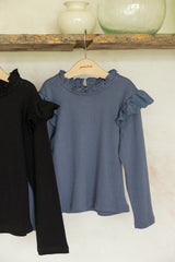 ［perrobebe］Laurel lace tee