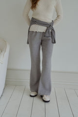 ［momo ann］Simple bootscut pants (mom)