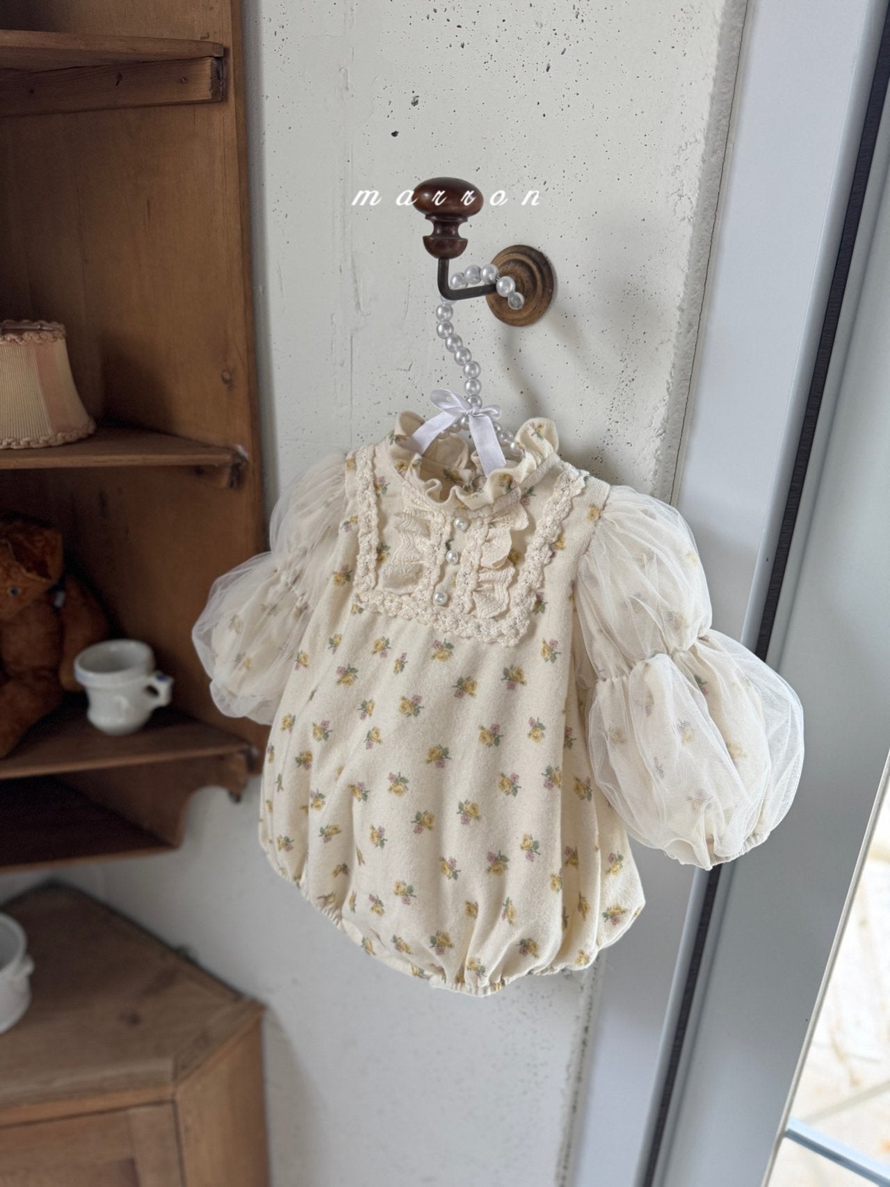 ［marron］Muse shasha rompers