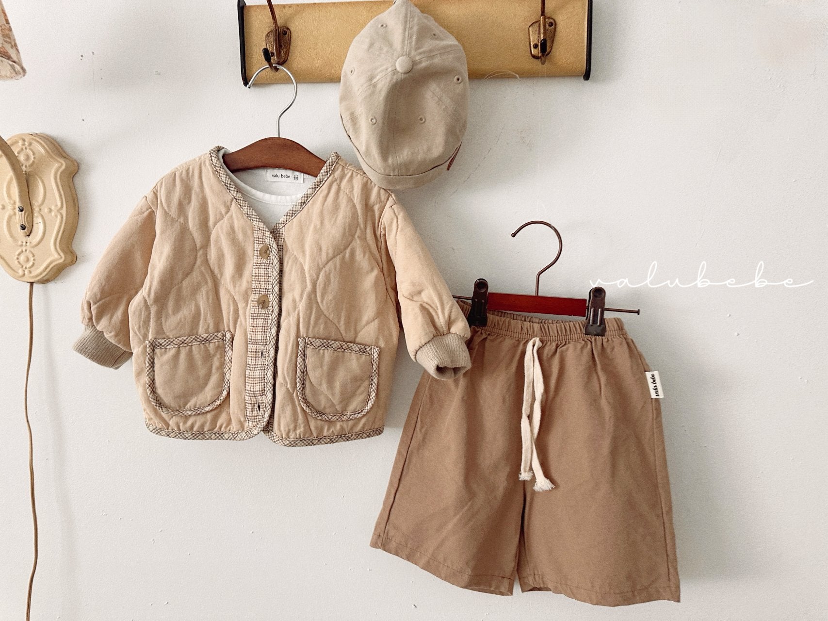 ［valubebe］Point quilting jacket (baby & kids)