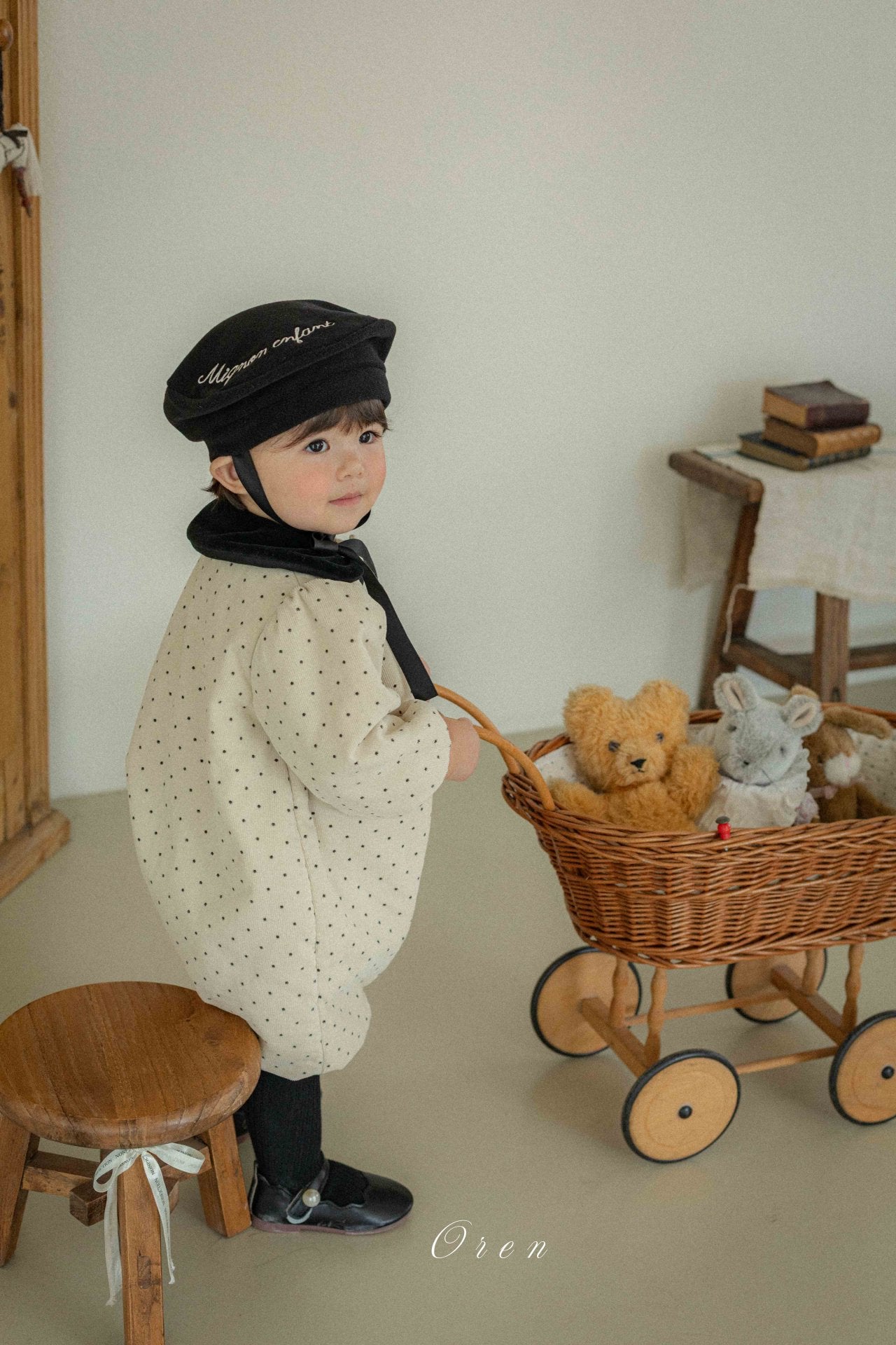 ［OREN］Noel fleece beret