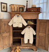 ［La.camel］Brownie  reversible padding jacket