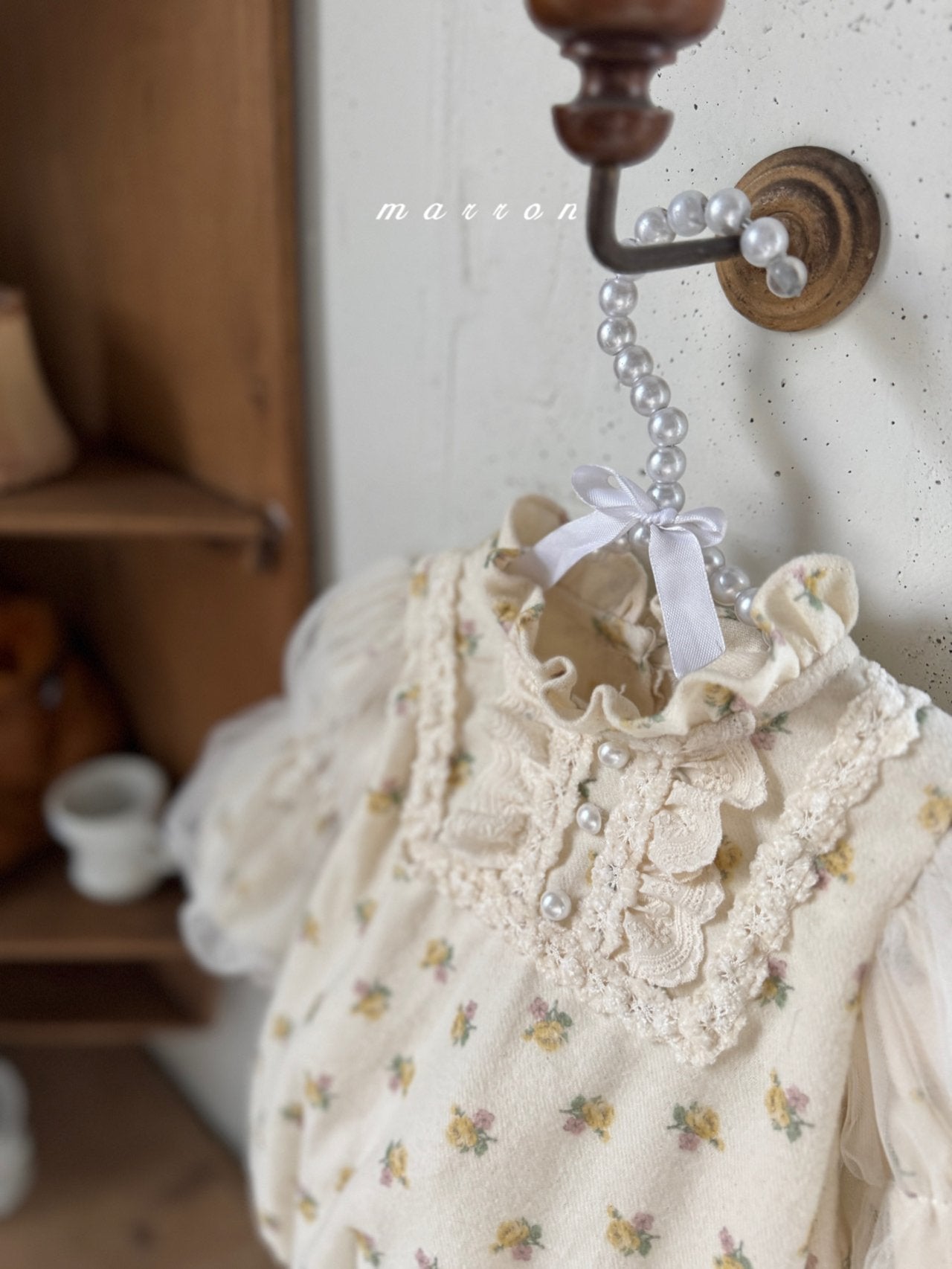 ［marron］Muse shasha rompers