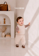 ［valubebe］Honey rib jogger pants