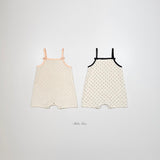 ［bebenine］Blanc dot camisole suit