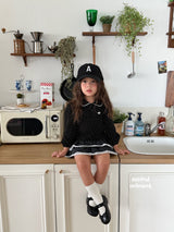 ［second moment］Dot lace collar tops