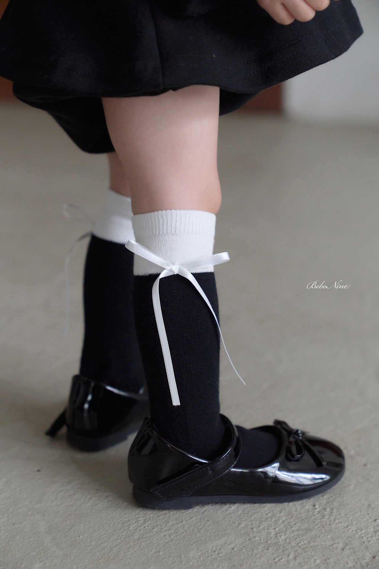 ［bebenine］Nine Ribbon Knee Socks Set