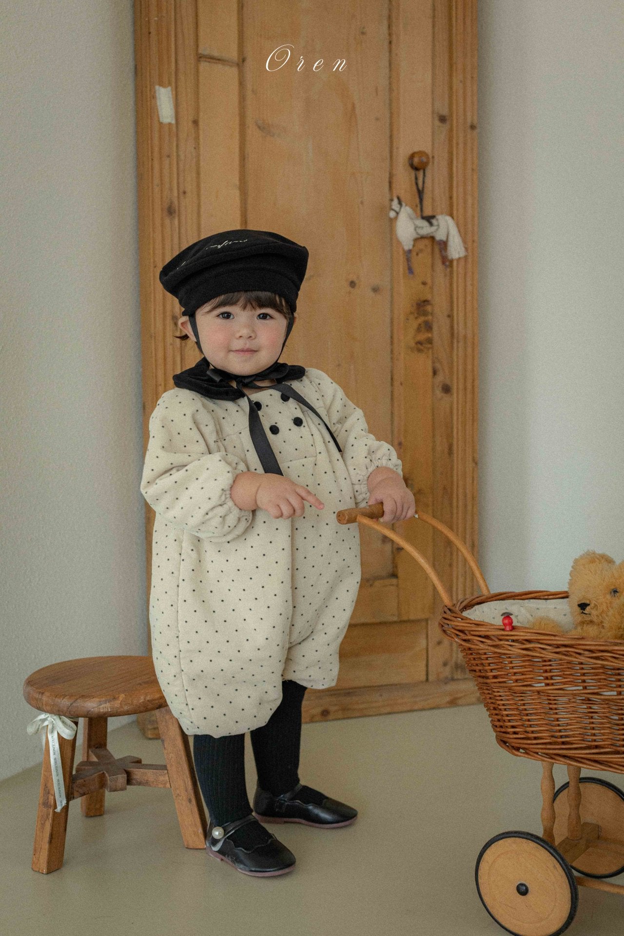 ［OREN］Noel fleece beret