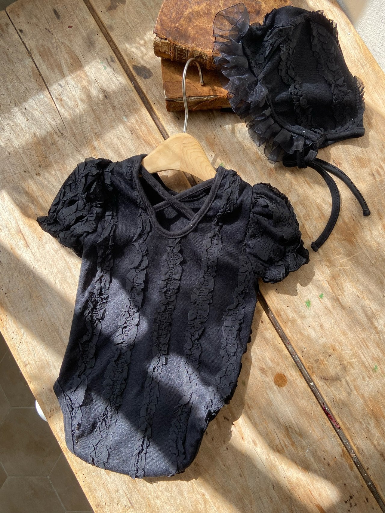 ［Anne shirley］Claudine rompers (bonnet set)