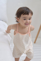 ［bebenine］Blanc dot camisole suit