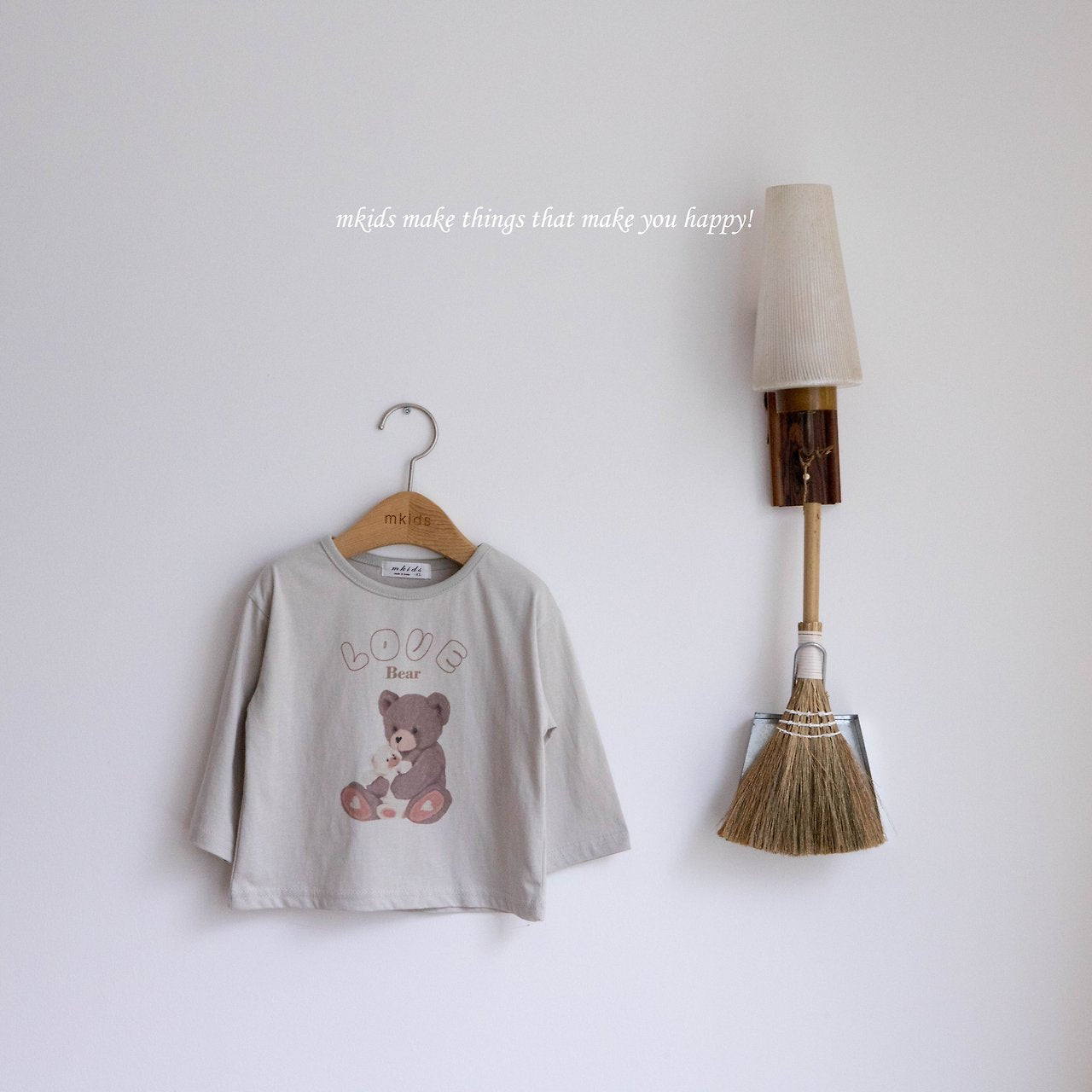 ［mkids］Love bear tee