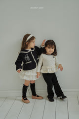 ［momo ann］Simple bootscut pants (kids)
