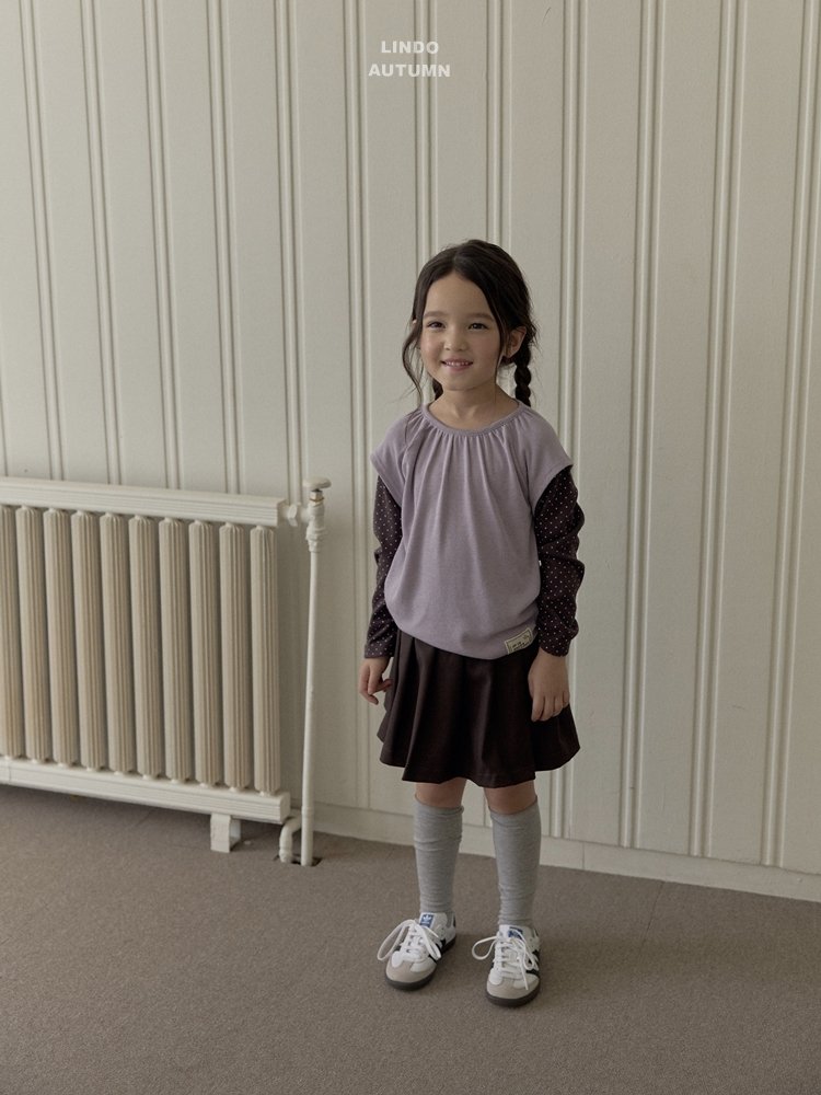 ［LINDO］Pleats skirt pants