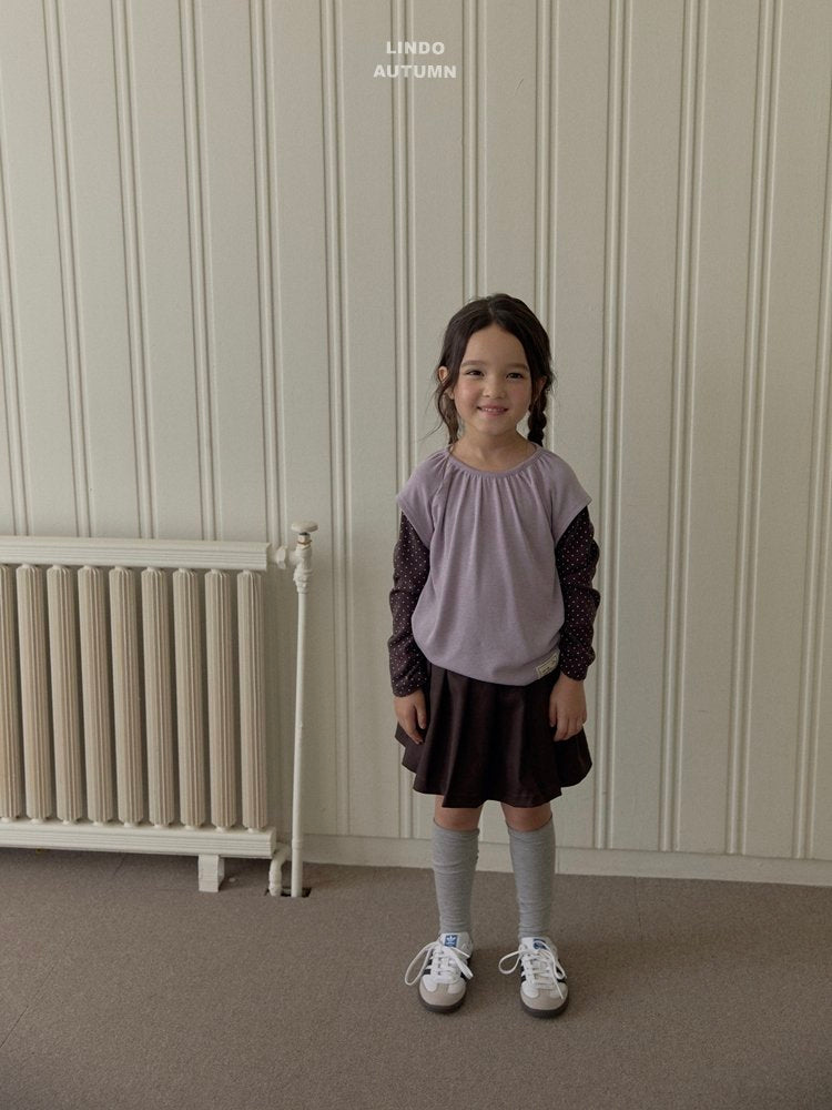 ［LINDO］Pleats skirt pants