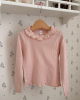 ［momo ann］Eyelet tee