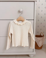 ［momo ann］Eyelet tee
